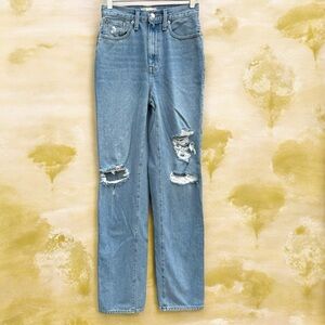 Madewell Cotton Baggy Straight Jeans TALL